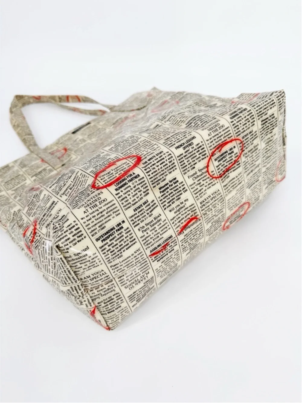 Kate Spade Newsprint Bon Journal Shopper Tote - Picture 5 of 8
